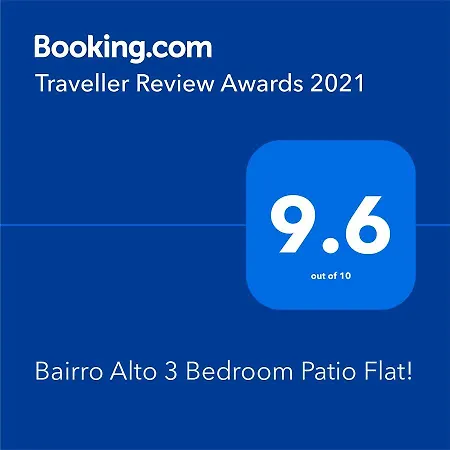 Bairro Alto 3 Bedroom Patio Flat! * Lisbona